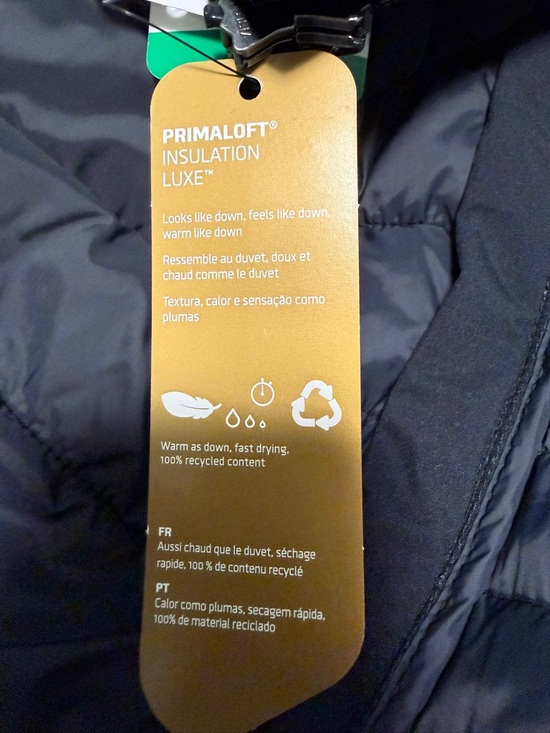 Lole Black Quilted Hooded Puffer Coat - Picture 10 of 10